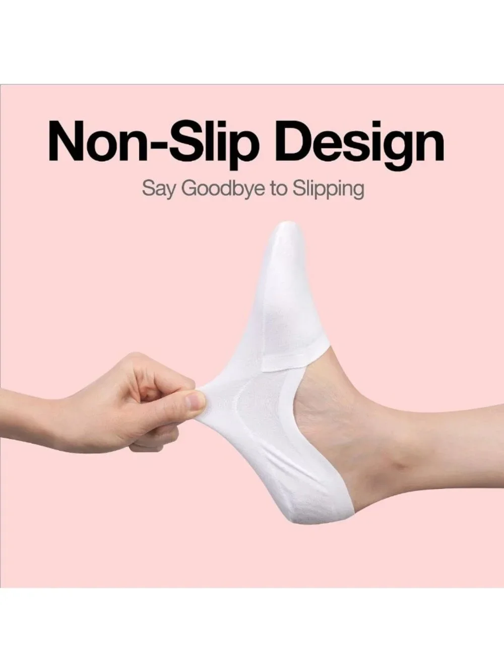 Ultra-Thin No-Show Liner Socks with Non-Slip Grip | Unisex Comfort & Style